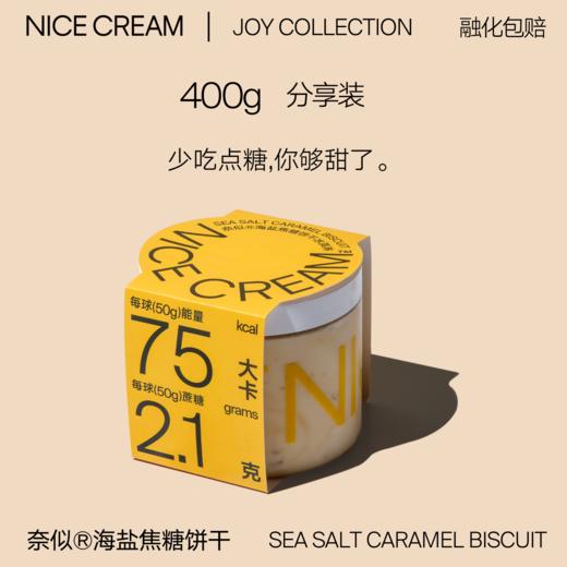 奈似/NICE CREAM 健康雪糕 薄荷 朗姆 海盐 麻薯巧克力冰淇淋400g*2罐[福利品] 商品图1