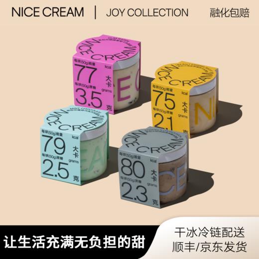 奈似/NICE CREAM 健康雪糕 薄荷 朗姆 海盐 麻薯巧克力冰淇淋400g*2罐[福利品] 商品图0