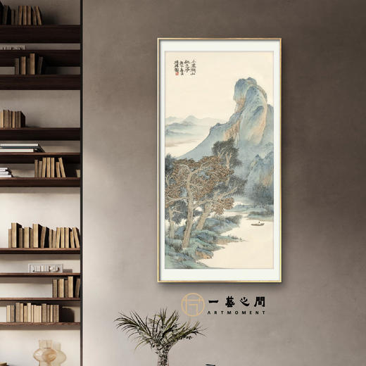 姚涯屏《千里湖山秋色净》原作 66*33cm 2020年（两平尺竖幅）纸本 商品图1