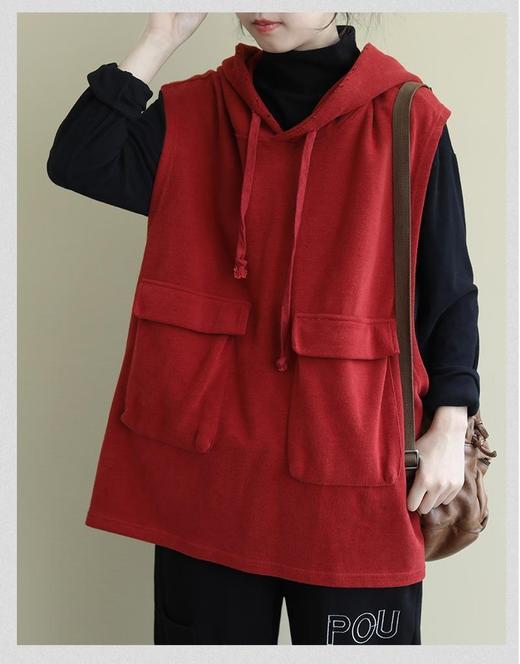 裁缝学苑AQ138 连帽马甲纸样卫衣女无袖外套坎肩上衣打版裁剪样板 商品图0