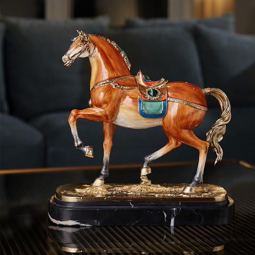 罗比罗丹-马到成功珐琅摆件（中） 商品图2