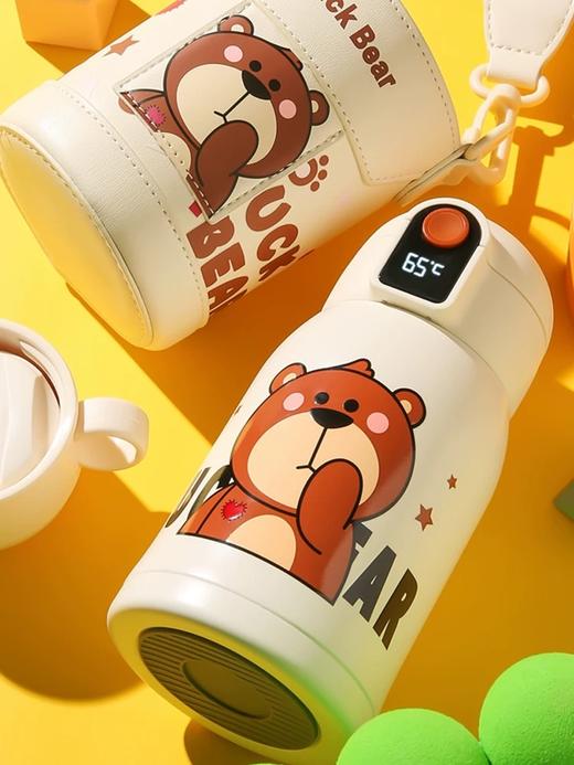 【品牌直发】【杯具熊小拱门智能儿童杯系列】温显儿童保温水壶 幸运兔/幸运独角兽/幸运熊/幸运恐龙480ml 商品图4