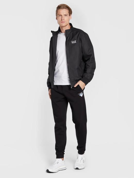 阿玛尼（ARMANI）EA7休闲百搭外套男士时尚上衣黑色/灰色11059 商品图2