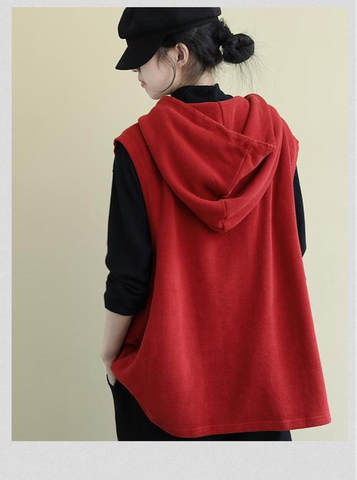 裁缝学苑AQ138 连帽马甲纸样卫衣女无袖外套坎肩上衣打版裁剪样板 商品图1