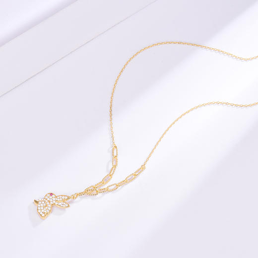 【采购专享】宫里的世界&BYJ  祥瑞兔佑项链 商品图2