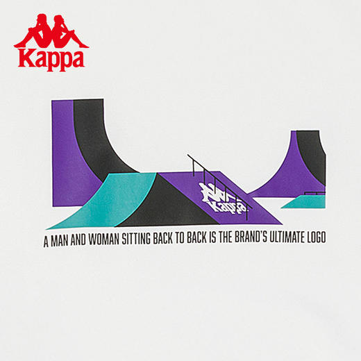 Kappa卡帕套头衫春秋新款男运动卫衣休闲圆领长袖外套K0B52WT82T 商品图4