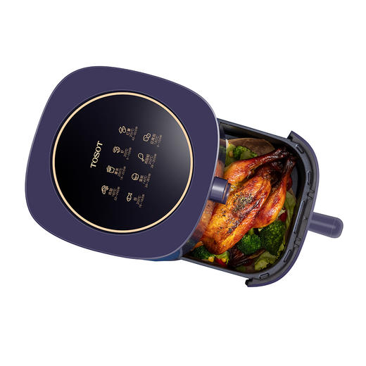 大松 空气炸锅 健康柔风烤 酥脆更鲜嫩 GFP-0502a 极光紫 商品图2