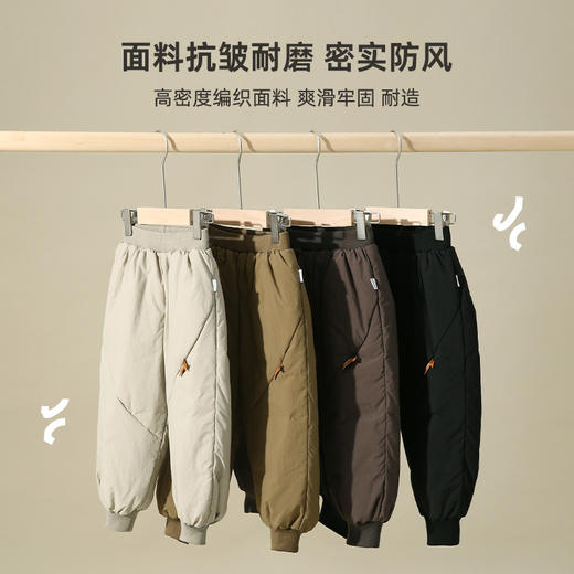 【经典过冬 人手一条】快乐小狗徽标羽绒裤PDK2218 商品图2