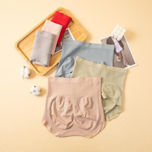 女士高腰收腹塑腰裸氨脚口无痕三角内裤2191/2144/92179 商品图6