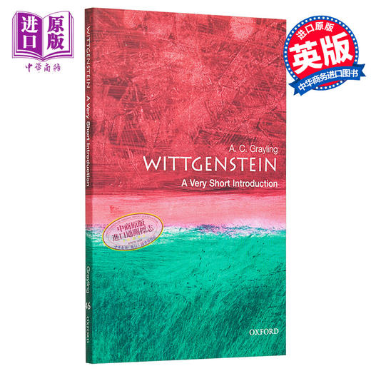 【中商原版】牛津通识系列 维特根斯坦与哲学 英文原版 Wittgenstein A Very Short Introduction A C Grayling 商品图0