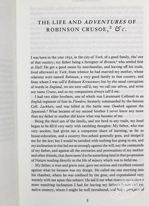 【中商原版】企鹅布面经典系列 鲁宾逊漂流记 Robinson Crusoe 英文原版 丹尼尔 笛福 Daniel Defoe 商品图5