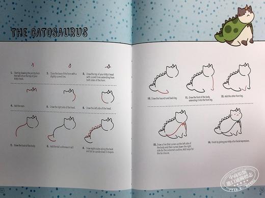 预售 【中商原版】Kawaii Kitties 进口艺术 可爱的猫咪 学习如何绘画75只猫的风采 商品图4