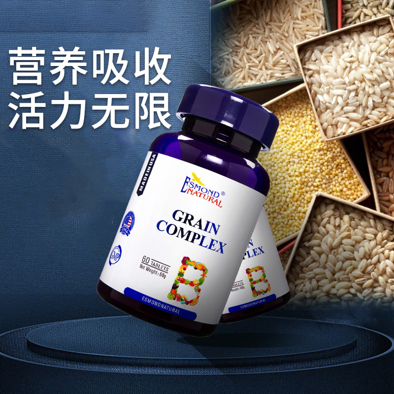 Esmond Natural爱司盟  谷物复合片  60片