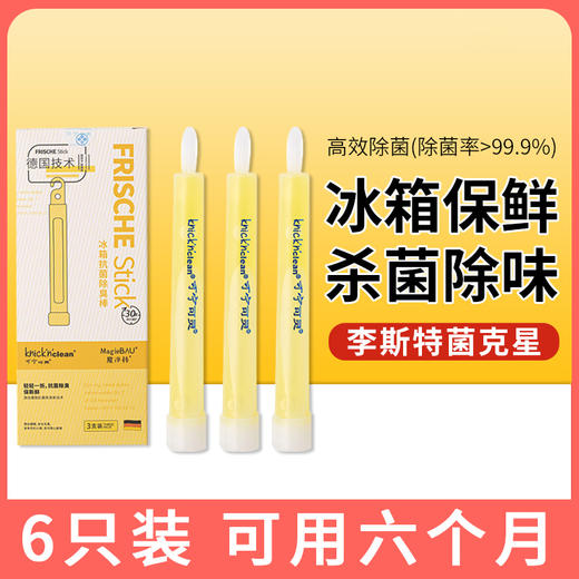 KNICK'N'CLEAN/可宁可灵 冰箱杀菌保鲜棒6支 消除异味 30天持久保鲜[福利品] 商品图0