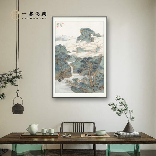 姚涯屏《溪山深秀》原作 68*46cm 2019年（三平尺竖幅）纸本 商品图2