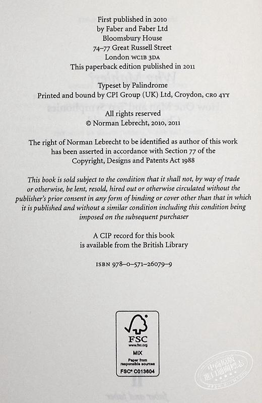 【中商原版】为什么是马勒？英文原版 Why Mahler? How One Man and Ten Symphonies Changed the World Norman Lebrecht 人物 商品图4