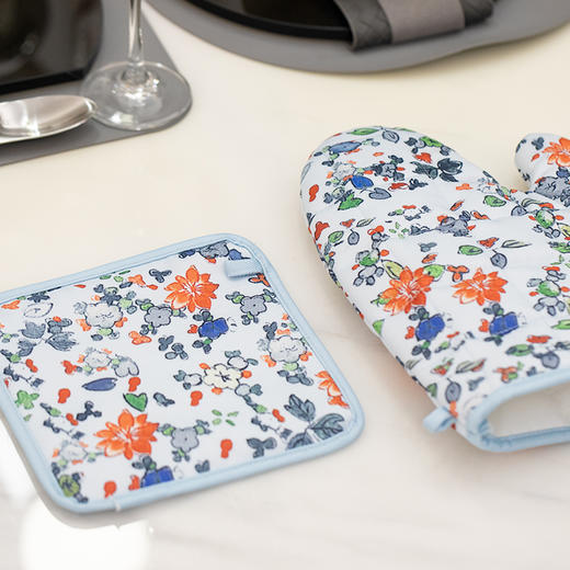 詹厨定制围裙套装 | 以花之名 国风素雅碎花 传统纹样 时尚家用 厨房必备 斜纹帆布加厚材质 品质与质感齐备 商品图7