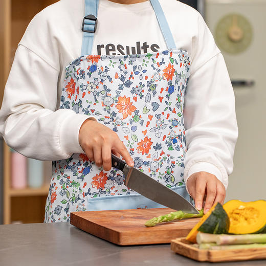 詹厨定制围裙套装 | 以花之名 国风素雅碎花 传统纹样 时尚家用 厨房必备 斜纹帆布加厚材质 品质与质感齐备 商品图9