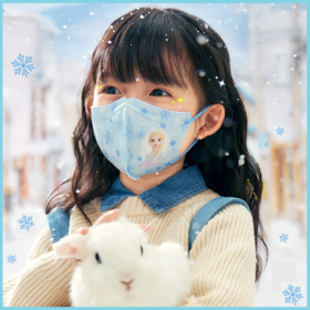 绿鼻子greennose迪士尼限量款立体儿童口罩0-6岁透气宝宝婴儿艾莎巴斯光年