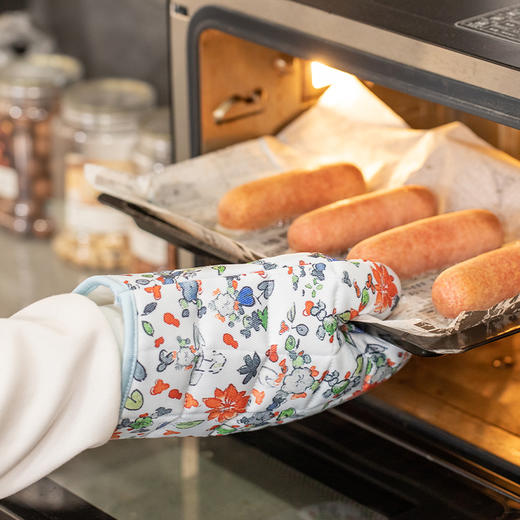 詹厨定制围裙套装 | 以花之名 国风素雅碎花 传统纹样 时尚家用 厨房必备 斜纹帆布加厚材质 品质与质感齐备 商品图3