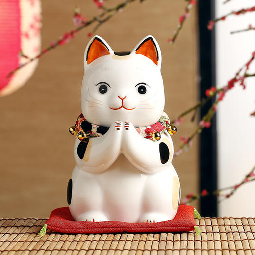 年货节 |  药师窑 彩绘祈愿招财猫摆件[福利品] 商品图0