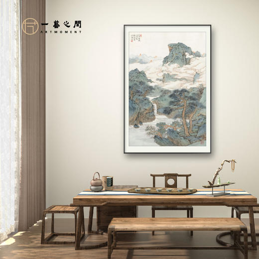 姚涯屏《溪山深秀》原作 68*46cm 2019年（三平尺竖幅）纸本 商品图1