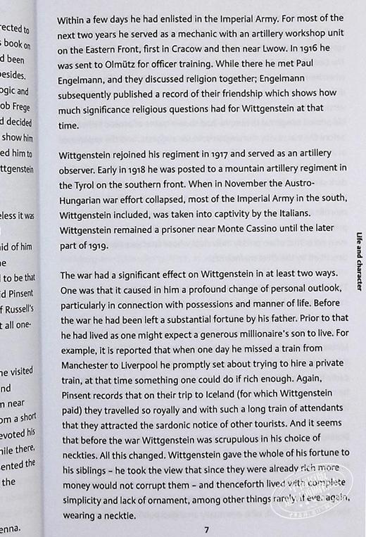 【中商原版】牛津通识系列 维特根斯坦与哲学 英文原版 Wittgenstein A Very Short Introduction A C Grayling 商品图7