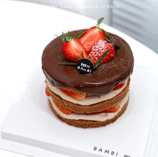 巧克力草莓丨裸蛋糕 商品图2