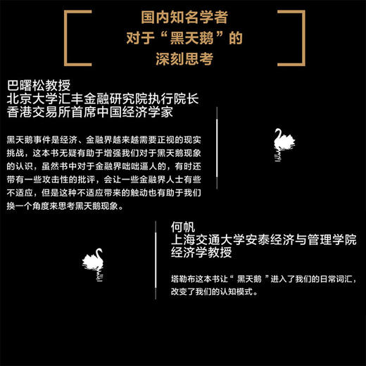 中信出版 | 黑天鹅：如何应对不可预知的未来（升级版） 深入阐释现代社会黑天鹅法则 刘润推荐 商品图2