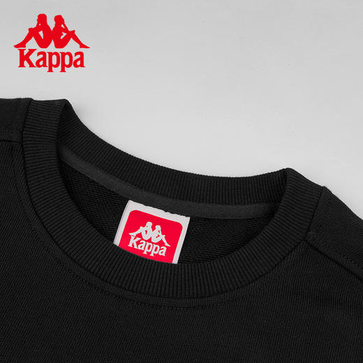 Kappa卡帕玩家系列电音套头衫男运动卫衣休闲圆领外套K0B52WT10D 商品图3
