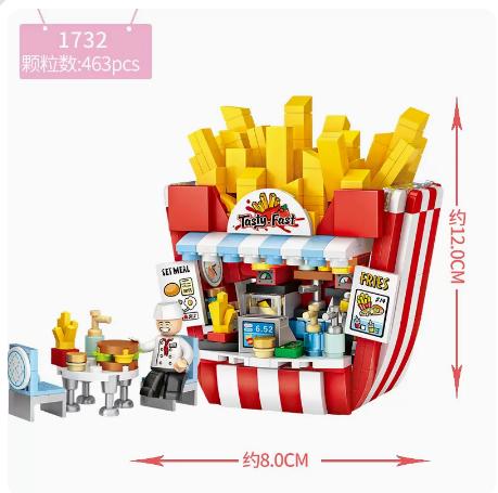 Loz积木-薯条店/463pcs 商品图0