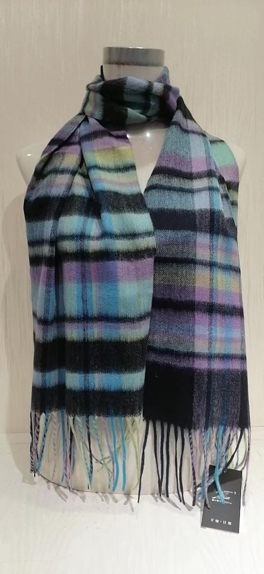 桐庐横村“针之秀”羊绒围巾 秋冬季双面用百搭披肩围脖 180cm*32cm 商品图7