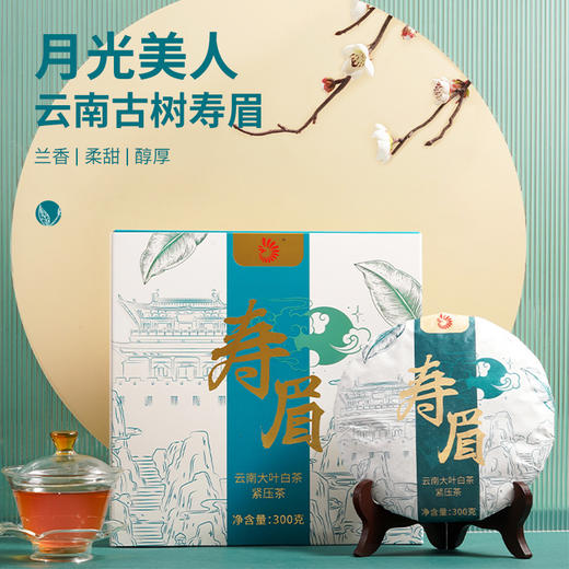 云南大叶种白茶寿眉300g 商品图1