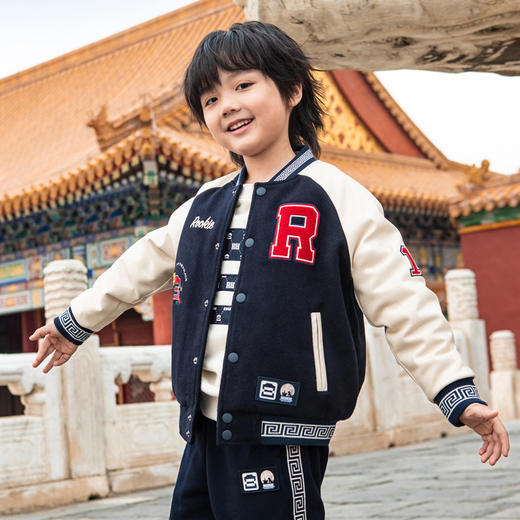 亲子瑞兽棒球服外套 儿童成人可选 商品图4