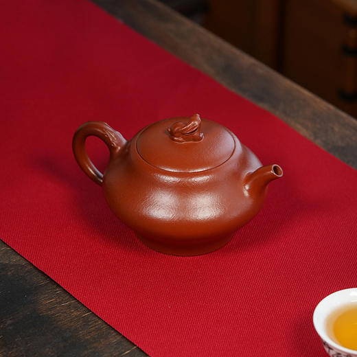 【兔年贺岁作品】龙德堂陶艺 汤宣武制 《富乐吉祥》原矿大红袍  190cc 库存请咨询客服 商品图3