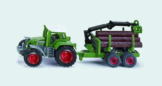 SIKU 拖拉机带木材拖车 SKUC1645 适用年龄3Y-6Y 商品图0
