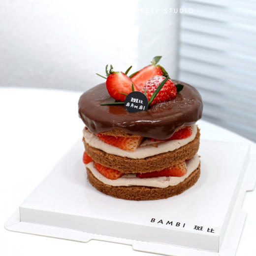巧克力草莓丨裸蛋糕 商品图1