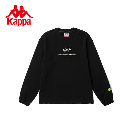 Kappa卡帕玩家系列电音套头衫男运动卫衣休闲圆领外套K0B52WT10D 商品图0