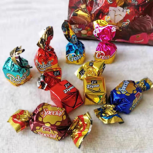 【土耳其进口】ELIF艾莉芙榛子味代可可脂脆米夹心巧克力500g袋装 商品图1