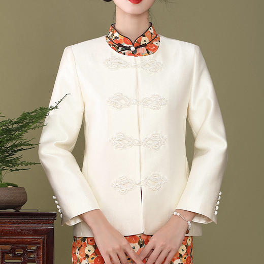 女装中国风，气质改良女士唐装外套春装新款OY-220203 商品图0