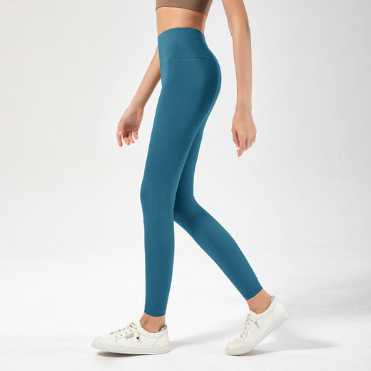 跃牌【倚窗听雨系列】裸感高腰提臀弹力紧身长裤CK016 商品图3