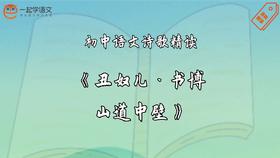 《丑奴儿·书博山道中壁》精读