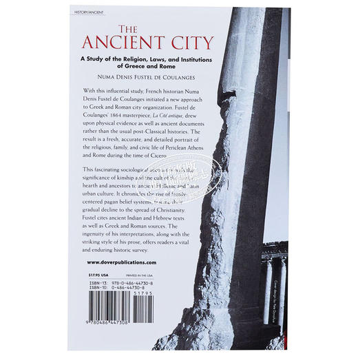【中商原版】古代城邦 英文原版 The Ancient City Numa Denis Fustel de Coulanges 商品图1