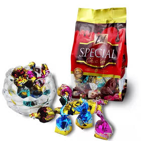 【土耳其进口】ELIF艾莉芙榛子味代可可脂脆米夹心巧克力500g袋装