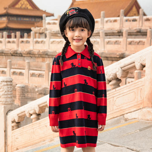 亲子瑞兽针织连衣裙 成人女童可选 商品图0