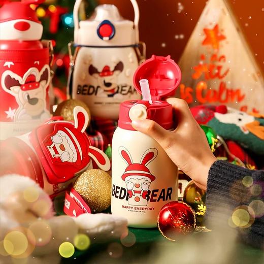 【品牌直发】【杯具熊圣诞联名系列】保温杯  保温水壶 学饮杯 成人杯 商品图3