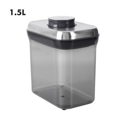 OXO奥秀不锈钢一键启闭储物罐（1.5L）OGGC1195400 商品图0