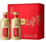 茅台醇牛年邮票酒（红瓶）53%vol/500ml*2 【NB】