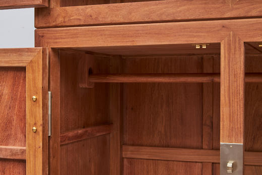 红桥红  家具严选  缅甸花梨（大果紫檀）  【23８ 素面 顶箱柜】 商品图5