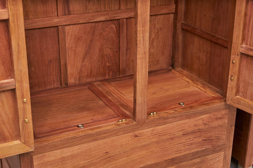 红桥红  家具严选  缅甸花梨（大果紫檀）  【23８ 素面 顶箱柜】 商品图8